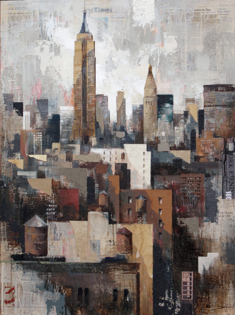 Title: Collage under Manhattan | Reference: 45023 | Size: 100x75 cm